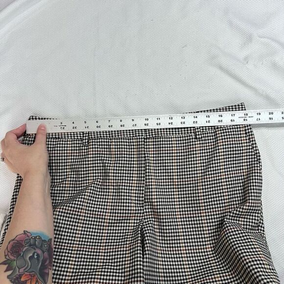 Talbots Hampshire Ankle Multicolor‎ Herringbone Print Career Dress Pants Sz 14P - Picture 7 of 9